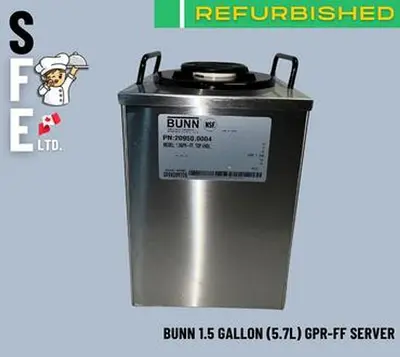 USED BUNN BUNN 1.5 GALLON (5.7L) GPR-FF SERVER