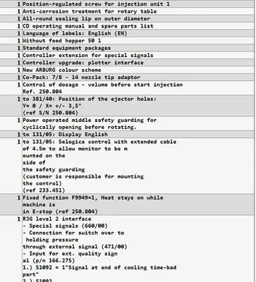 2019 ARBURG 1200T-1000-290 VERTICAL Injection Molding Horizontal/Vertical | Machinery Network (9)