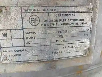 USED ADDISON FABRICATORS NA