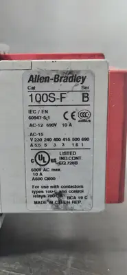 Allen Bradley 100S-C09EJ14C SerA Safety Contactor (BIN644)