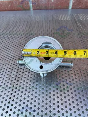 USED ALLEGHENY BRADFORD 6.2 LITER STAINLESS STEEL FILTER HOUSING 150 PSI