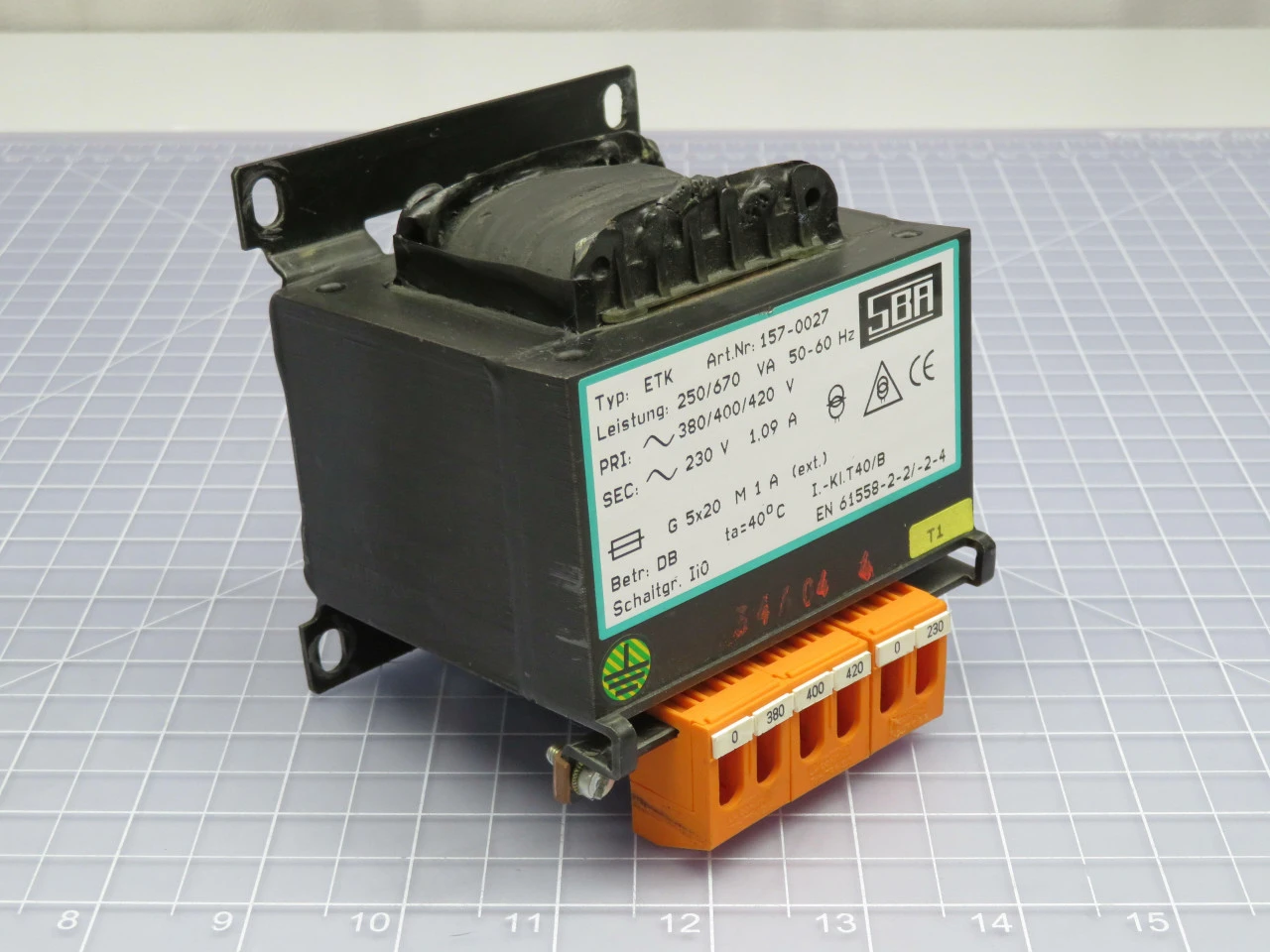 Used SBA _UNKNOWN_ Transformers | OCO Industrial #1695056