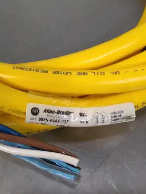 Allen Bradley 889N-F4AF-12F/B Cord with plug four pin female Loc5C18