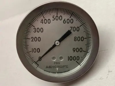 New | in-Stock ASHCROFT 0-1000 Universal Pressure Meters Ohio US | Surplus Asset Holdings #1239187