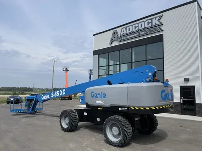 New | in-Stock 2026 GENIE S-85XC TELESCOPIC BOOM LIFT Telescopic Boom Lifts Alberta CA | Adcock Equipment #1418040