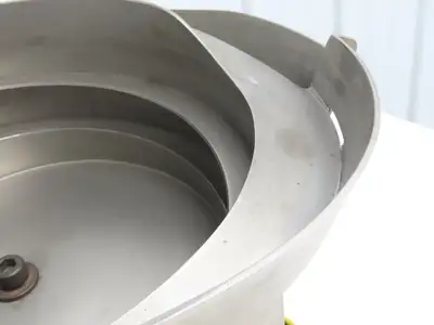 Vibratory Bowl Feeder Small Parts Sorter 12" Dia Left Hand Discharge