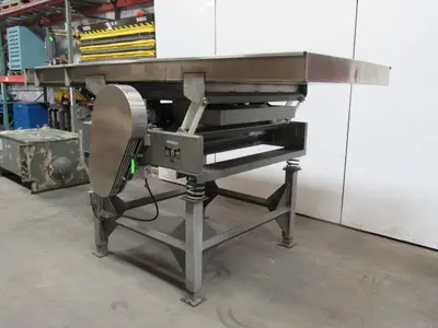 Griffin & Co. Vibratory Shaker Conveyor 53-1/2" W x 142"L 2HP Stainless Steel