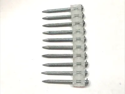 USED HILTI 750X X-GPN 37 MX PLYWOOD NAILS FOR GX120 COLLATED 1-1/2" BOX OF 7