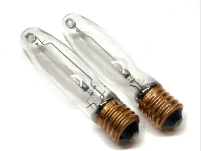 USED GE 400W HPS LAMP ED18 LOT OF 2