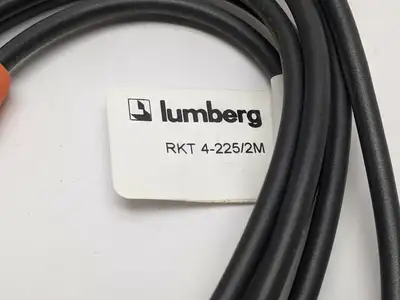 RKT 4-225/2M | Lumberg  Single Ended Sensor/Actuator Cable - New Other