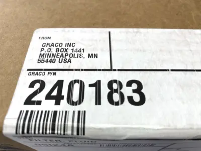 New | in-Stock Graco 240183 Filters Michigan US | Maverick Industrial Sales #1394386