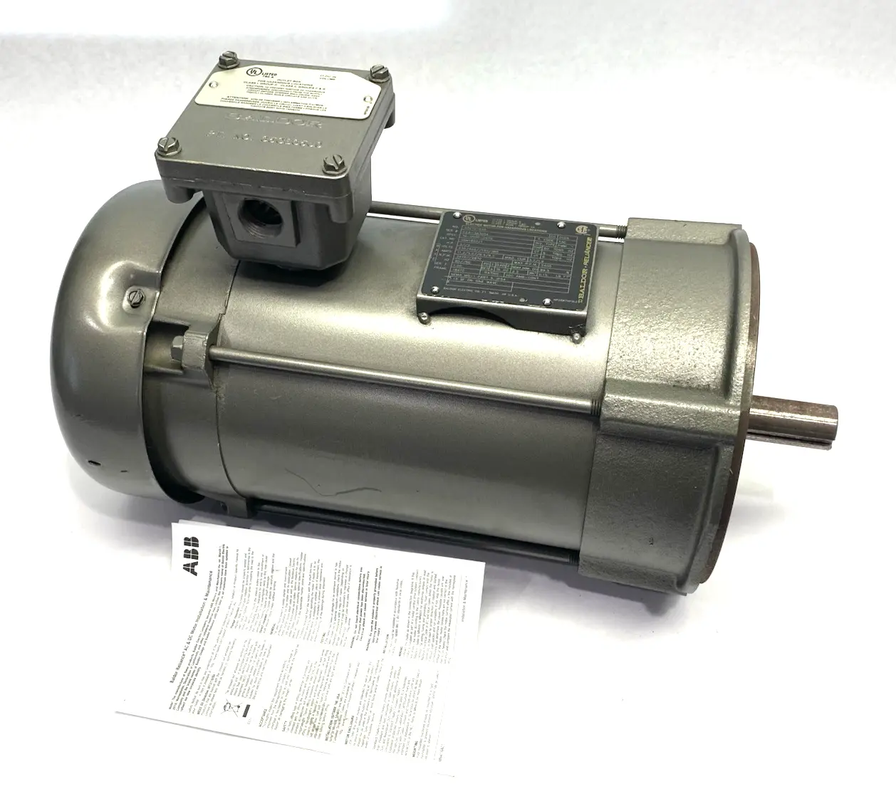 New | in-Stock ABB, Baldor-Reliance Elec. Motor 5/3HP, 3470/2870RPM, 3PH, 60/50HZ, 184TC A.C. Motors Michigan US | Maverick Industrial Sales #1391828