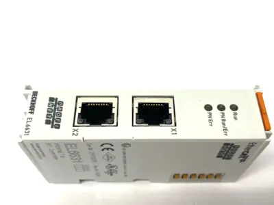 Used Beckhoff EtherCAT 2-Port Communication Interface, PROFINET RT Controller PLC Processors Michigan US | Maverick Industrial Sales #1398866