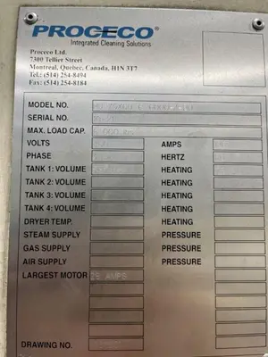 PROCECO HD 75x60 E 600 A BO Cabinet Washer | Benchmark Machine Tools (10)