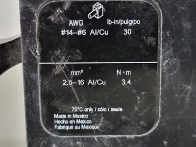 Used SQUARE D EDB16015 Switchgears British Columbia CA | Lenmark #244537