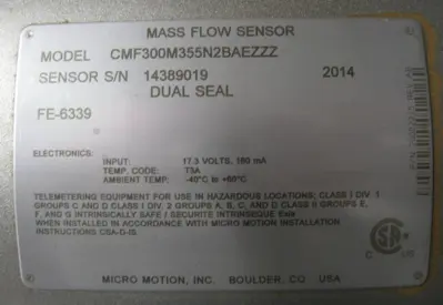 NEW Micro Motion CMF300 M355N2BAEZZZ