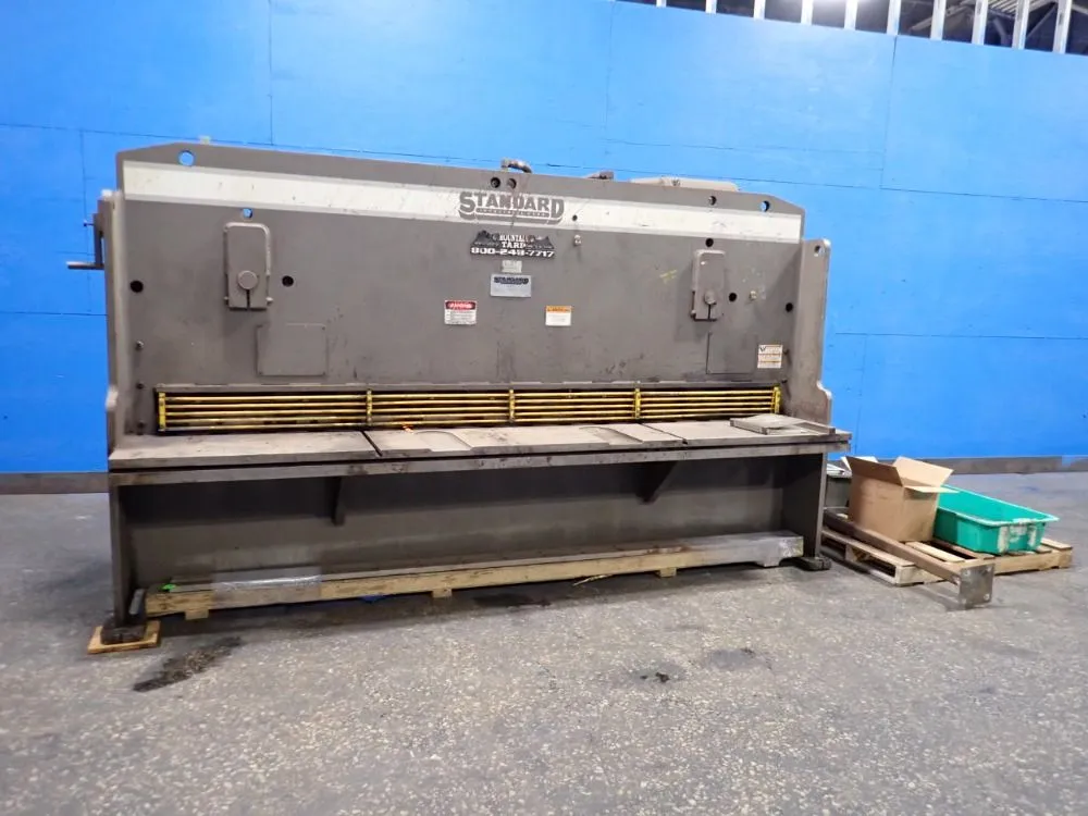 Used STANDARD INDUSTRIAL CORP CS37510 Power Squaring Shears (Inch) Ohio US | HGR 24 #878406