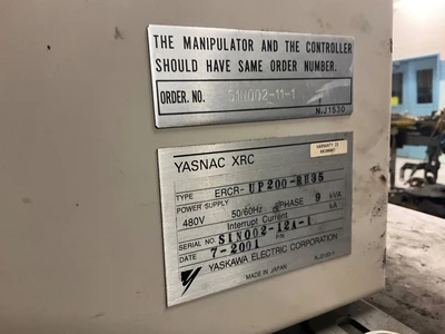 USED 2001 YASKAWA YASNAC XRC UP165/UP200