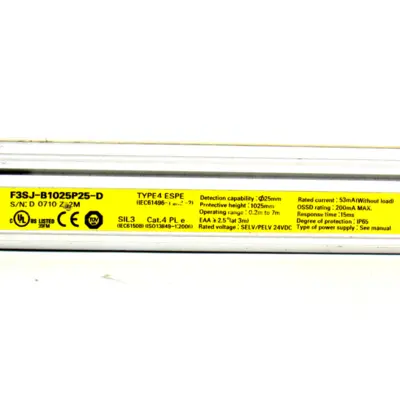 USED OMRON F3SJ-B1025P25-D