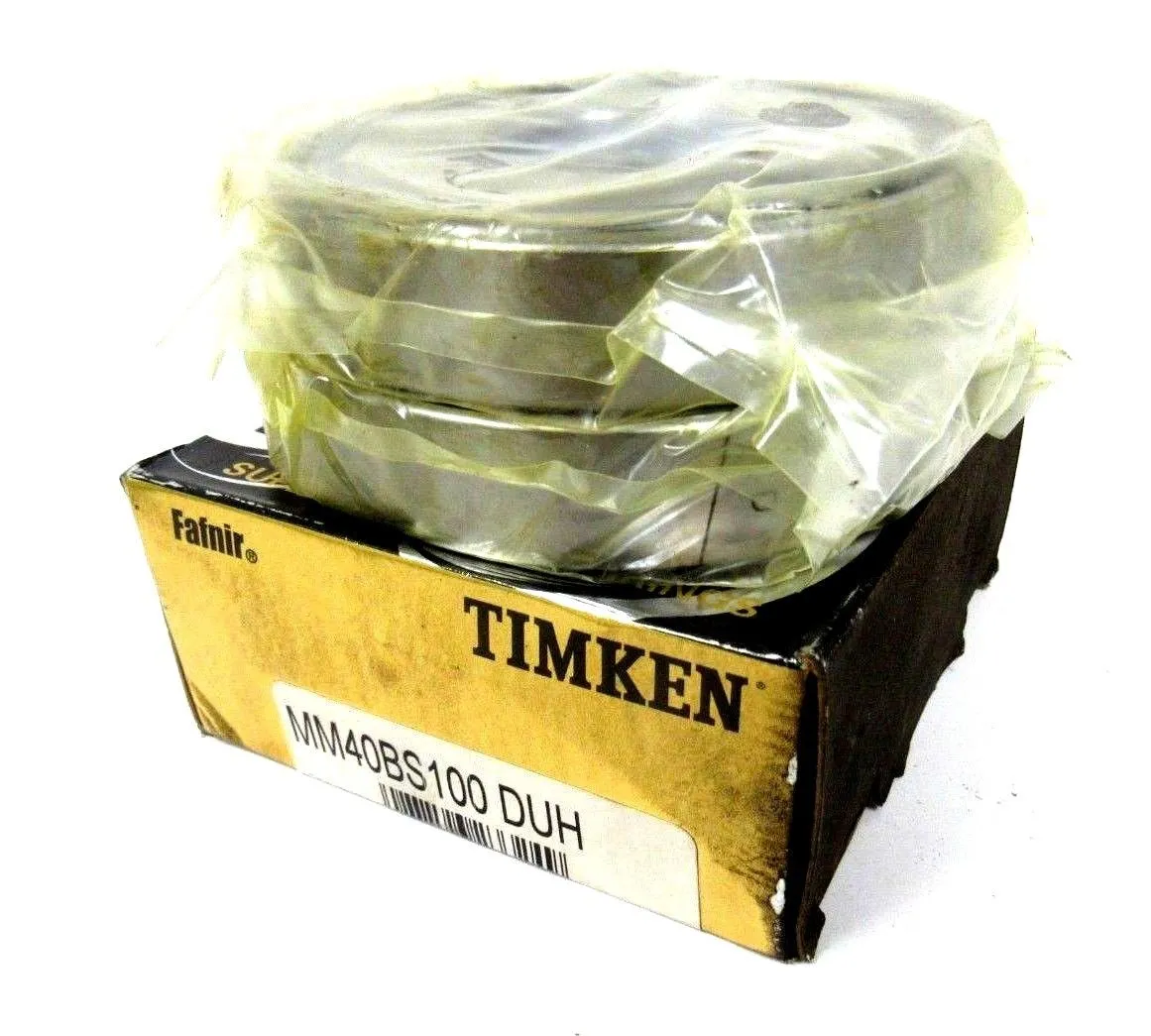 NEW TIMKEN FAFNIR MM40BS100 DUH SUPER PRECISION BEARING SET MM40BS100DUH