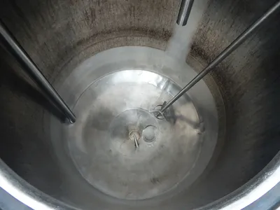 USED 200 GALLON JACKETED MIXING TANK 200 GALLON