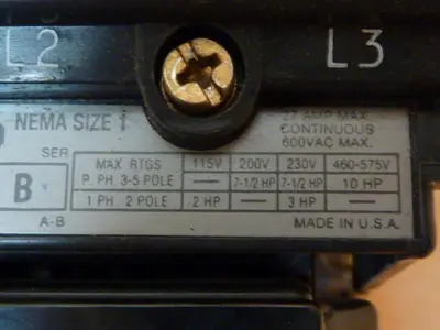 USED ALLEN BRADLEY 509-BOD SER B W24
