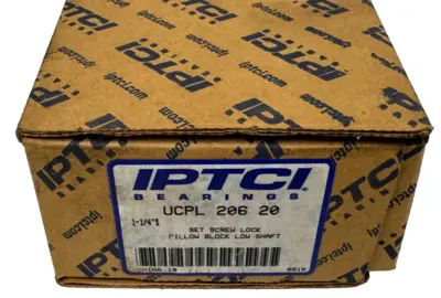 NEW IPTCI UCPL 206 20 PILLOW BLOCK BEARING 1-1/4" UCPL20620