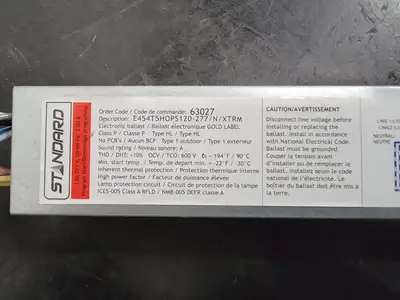 USED STANDARD E454T5HOPS120-277/N/XTRM