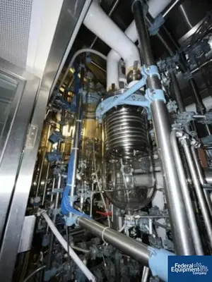 USED BUCHI 107/107 Liter Buchi Kilo Lab Reactor Train System, Glass Lined