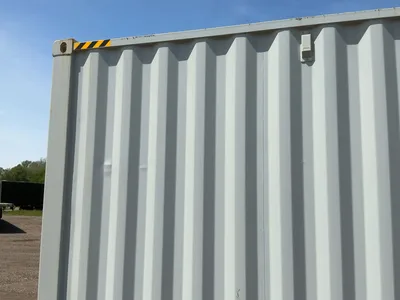 2026 40’L x 8’W x 9’ 6”T High Cube Shipping/Ground Container, swing doors on one end and four sets o...