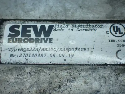 USED SEW EURODRIVE MQD32A/MM30C/Z38G0/AGB1