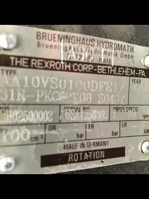 USED BRUENINGHAUS HYDRAULIK AA10VSO100DFE1