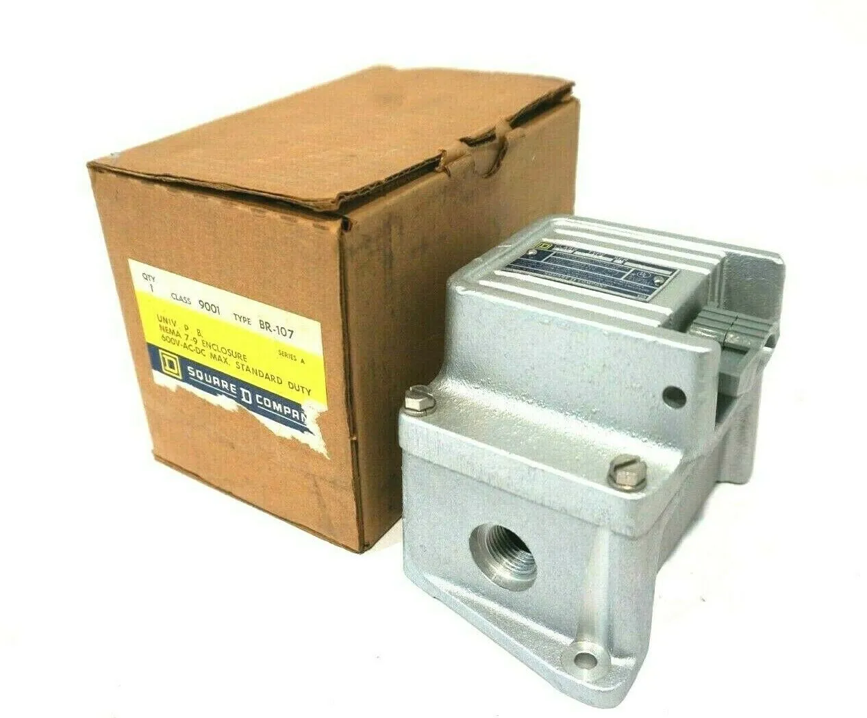 NEW SQUARE D 9001 BR-107 CONTROL STATION SER.A 9001BR107