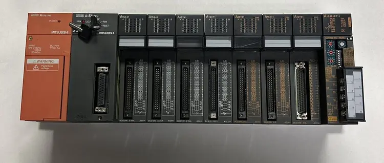 Used MITSUBISHI A1S61PN / A1SHCPU / ASX41 / A1SX71 / A1SY41 / A1SY81 / A1SJ61BT11 Industrial Controls | Surplus Asset Holdings #1219984