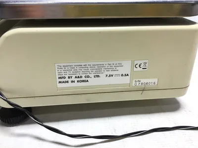 Fairbanks AND HC-6Ki Counting Scale Cap 6kg x 0.001kg – 15lb x 0.002lb 7.5V 0.5A