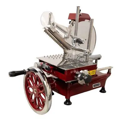 Trento 14.5″ Blade Volano Manual Slicer Flower Flywheel and Stainless Steel Tray - SEE VIDEO