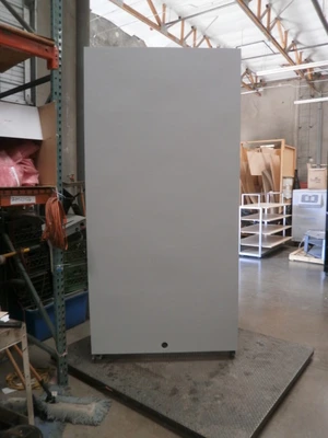 Custom Gray Design Storage/Workbench Unit Furniture 47 1/2" x27 1/2 "X95" Wheels