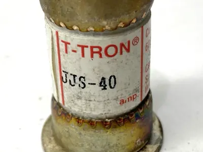 USED COOPER BUSSMANN T-TRON FAST-ACTING FUSE CLASS T 600VAC 40A LOT OF 2