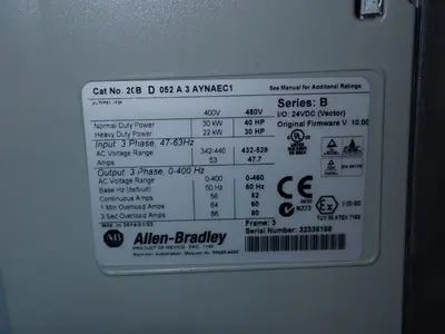 USED 2014 ALLEN BRADLEY 20BD052A3AYNAEC1