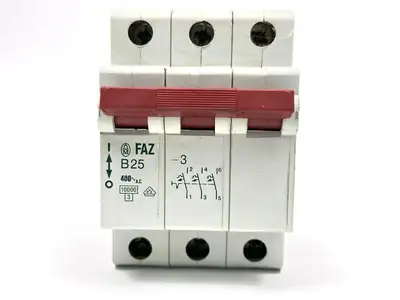 FAZ B25-3 | Klockner Moeller  Circuit Breaker - Used