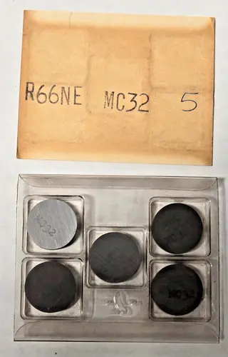 TOOL ABRASIVE R66NE MC 32 Lathe Mill Ring Carbide Inserts 5 Pcs New
