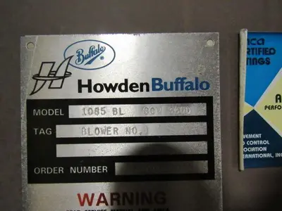 New | in-Stock HOWDEN BUFFALO _UNKNOWN_ Miscellaneous MRO Indiana US | Arrow Industrial #610178