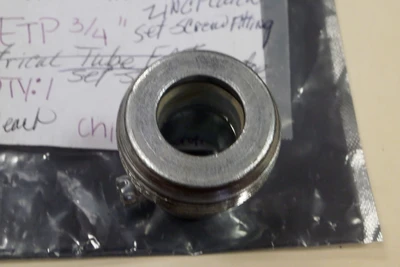 Used ETP 3/4" Zinc Plated Set-Screw Fitting