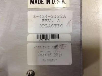 USED CINCINNATI MILACRON 3-424-2122A