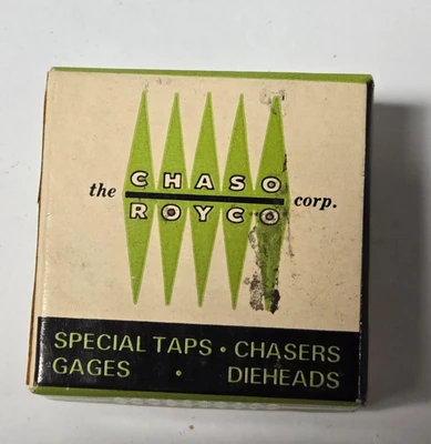 Chaso-Royco Chaser set 9/16 10-24 Type D 10º hook angle 45º Chamfer angle