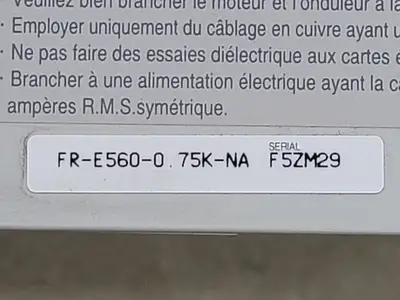 USED MITSUBISHI FR-E560-0.75K-NA