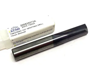USED M.A. FORD TWISTER® 145° SPOTTING DRILL 10MMX25X70 ALTIMA® EDP: 20647