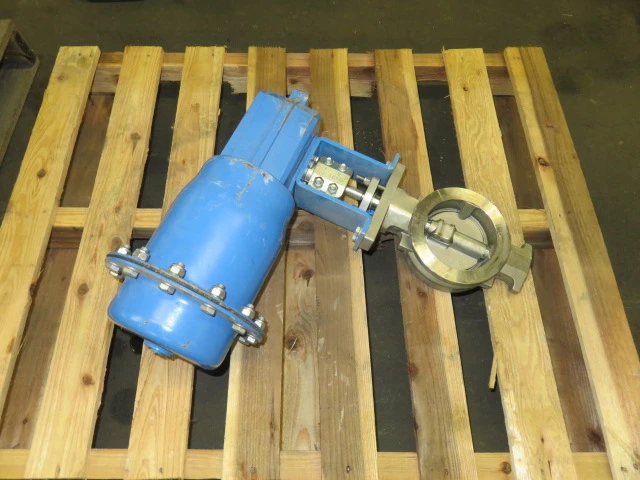 Jamesbury 4"-150  Butterfly Valve with Pneumatic Actuator  , Unused
