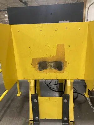 48" HYDRAULIC PALLET INVERTER / FLIPPER / UPENDER MACHINE: STOCK #22798