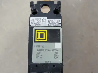USED SQUARE D FH16015B